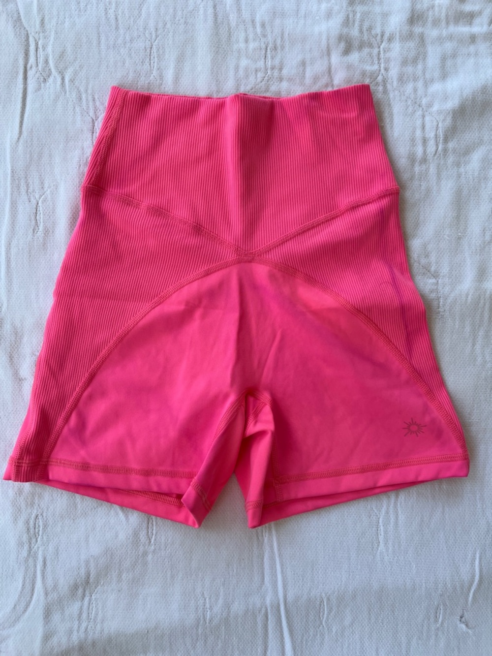 High-Waist Pink Offline by Aerie Athletic Shorts